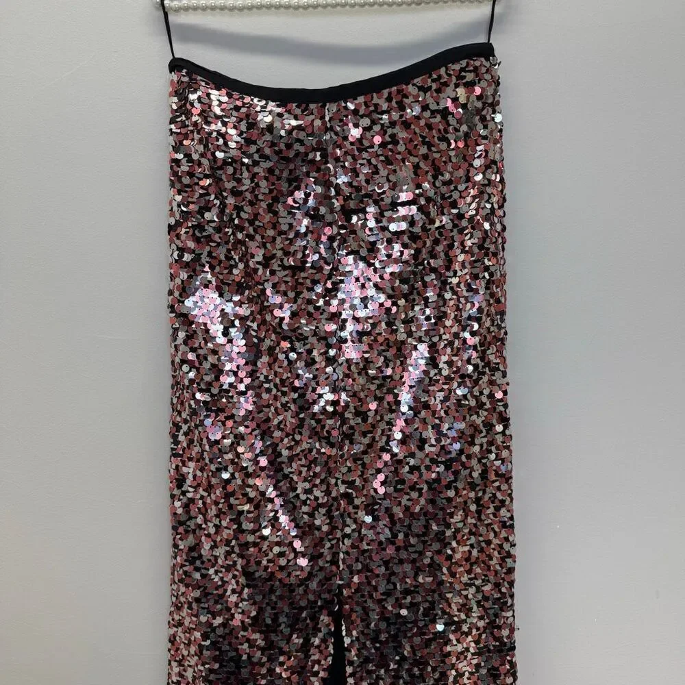 McQ Alexander McQueen Sequin Slit Maxi Tube Skirt ❤️
